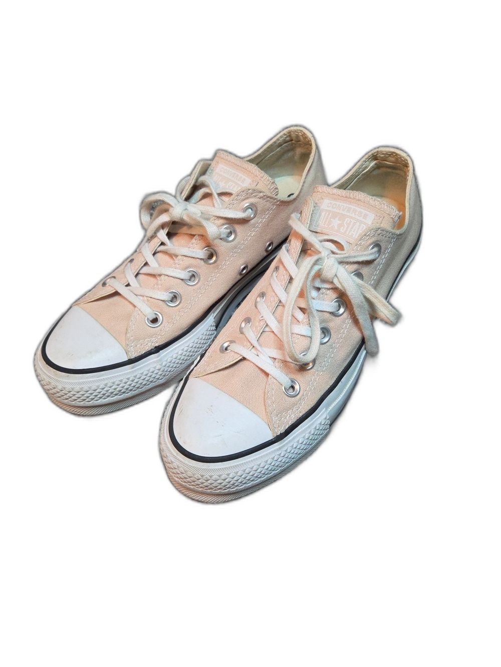 Converse Low Top Sneakers — Pale Pink Canvas